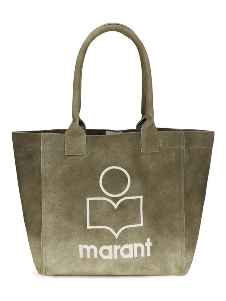 Bicolor Cotton Shoulder Bag