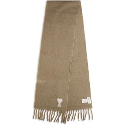 Beige Alpaca Vicugna Pacos Scarf