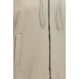 Beige Polyamide Sweatshirt