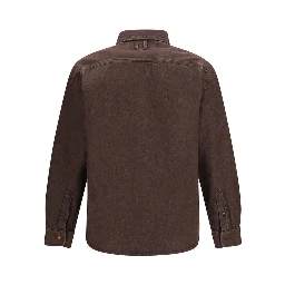 Brown Denim Shirt