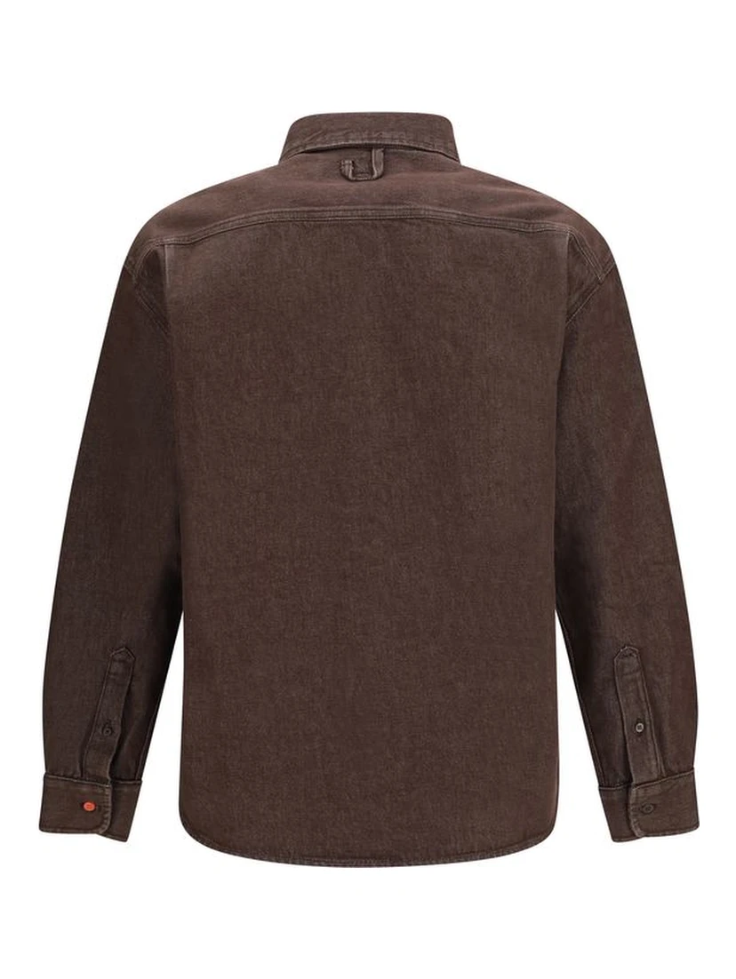 Brown Denim Shirt