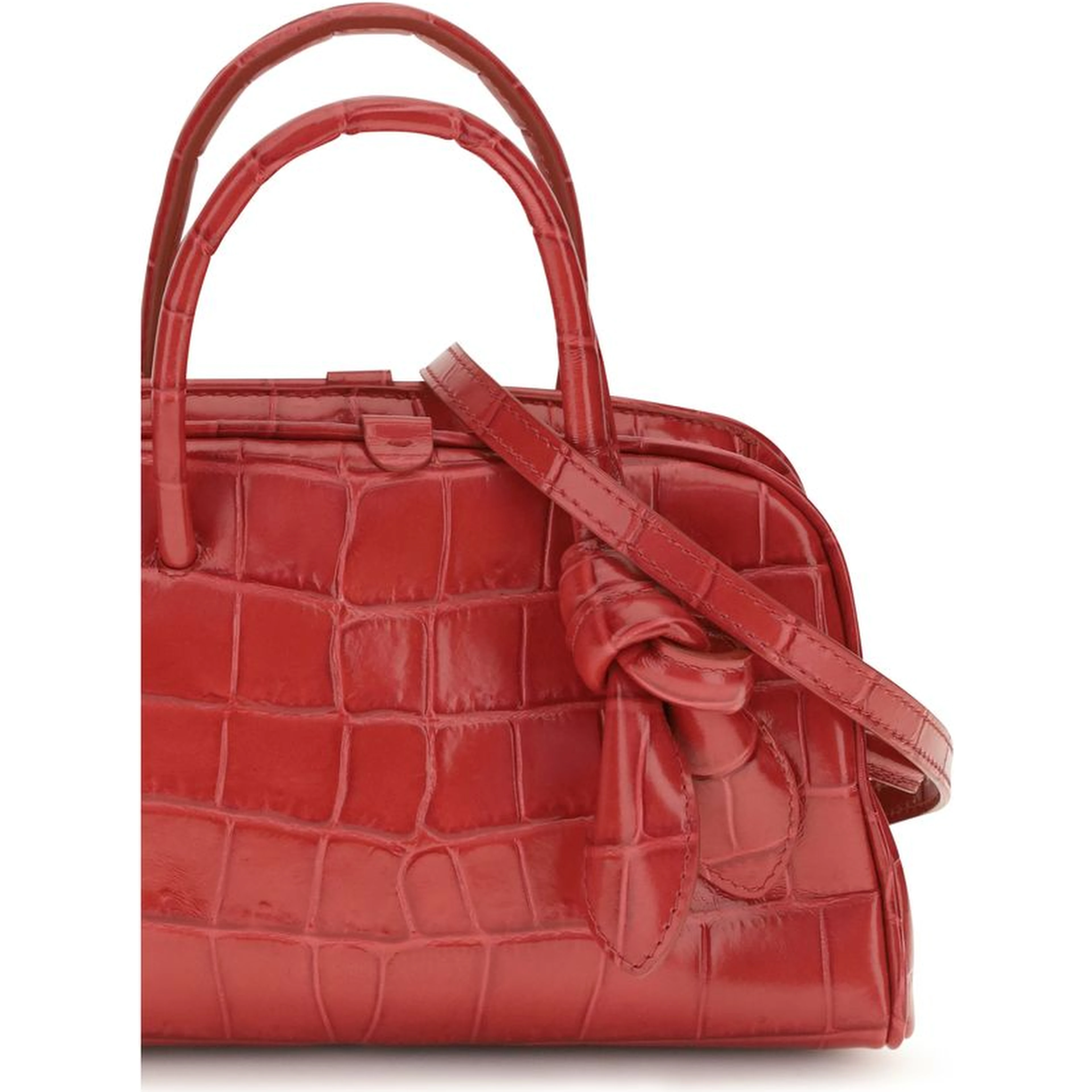 Red Calf Leather Bos Taurus Shoulder Bag