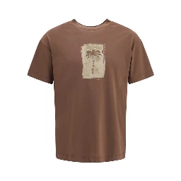 Brown Cotton T-Shirt