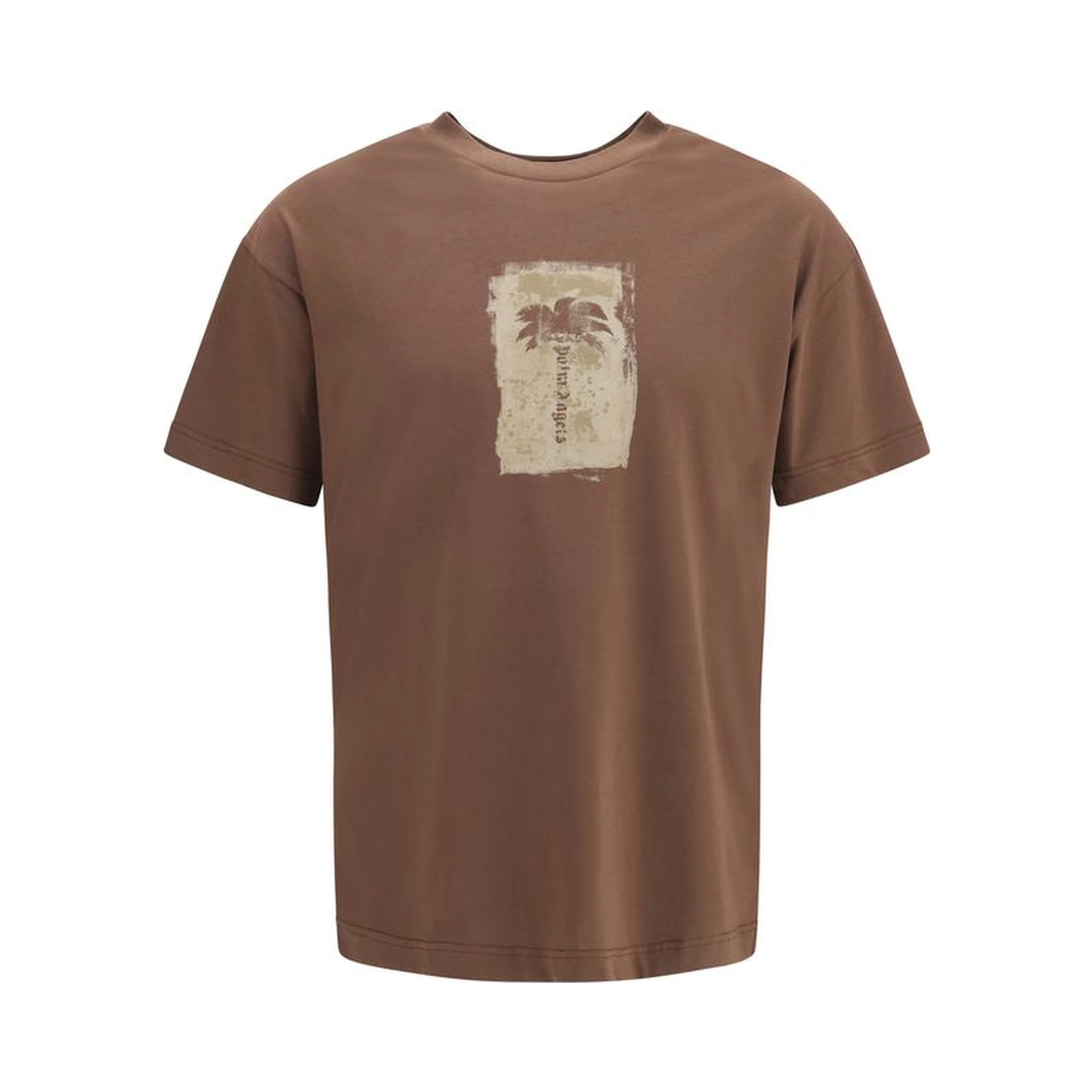 Brown Cotton T-Shirt