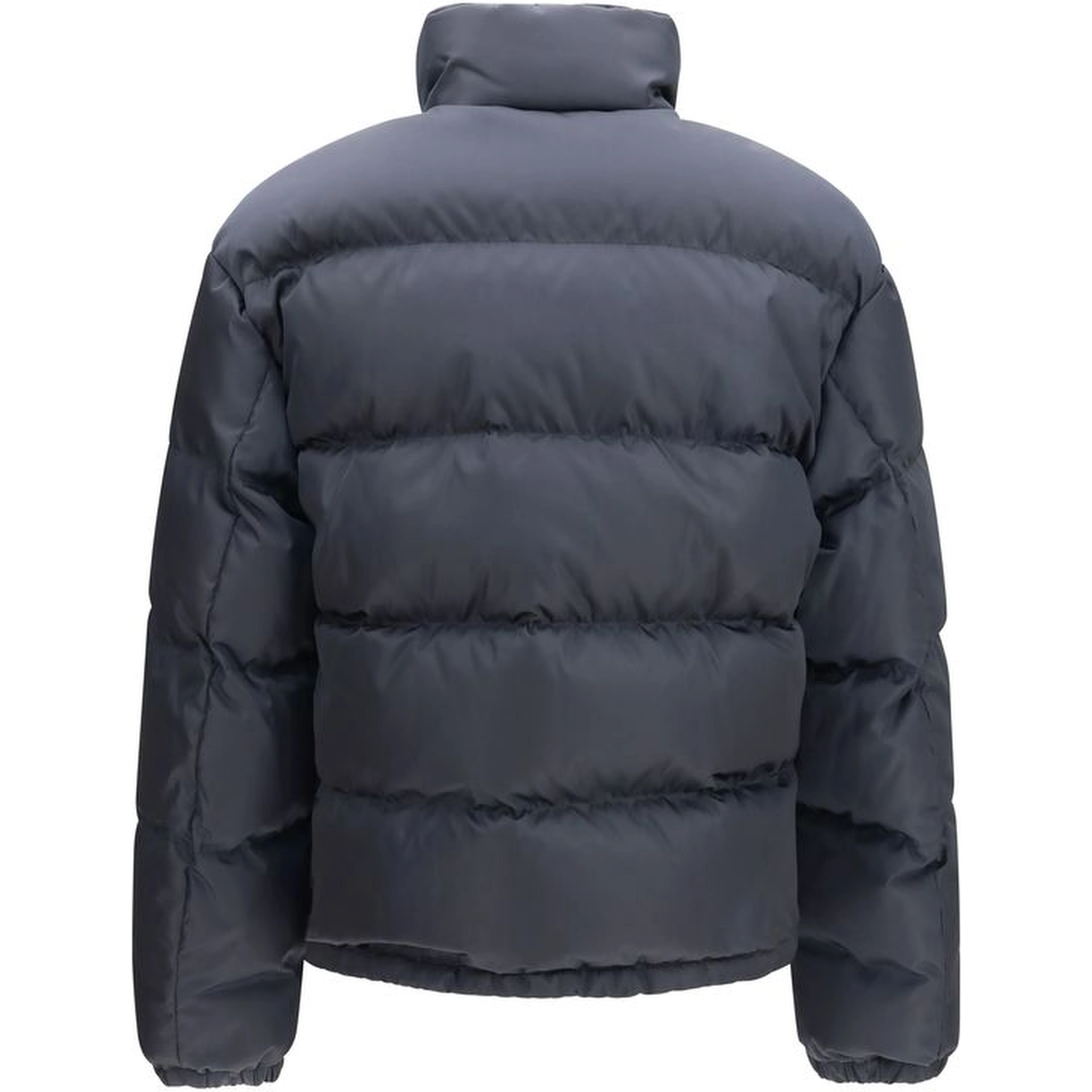 Blue Polyamide Full-Length Jacket