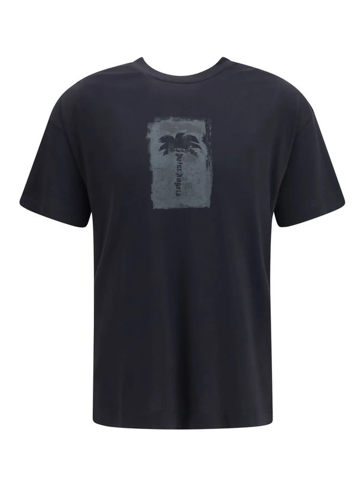 Black Cotton T-Shirt