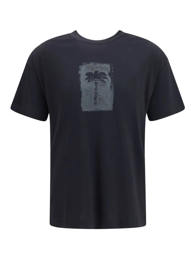 Black Cotton T-Shirt