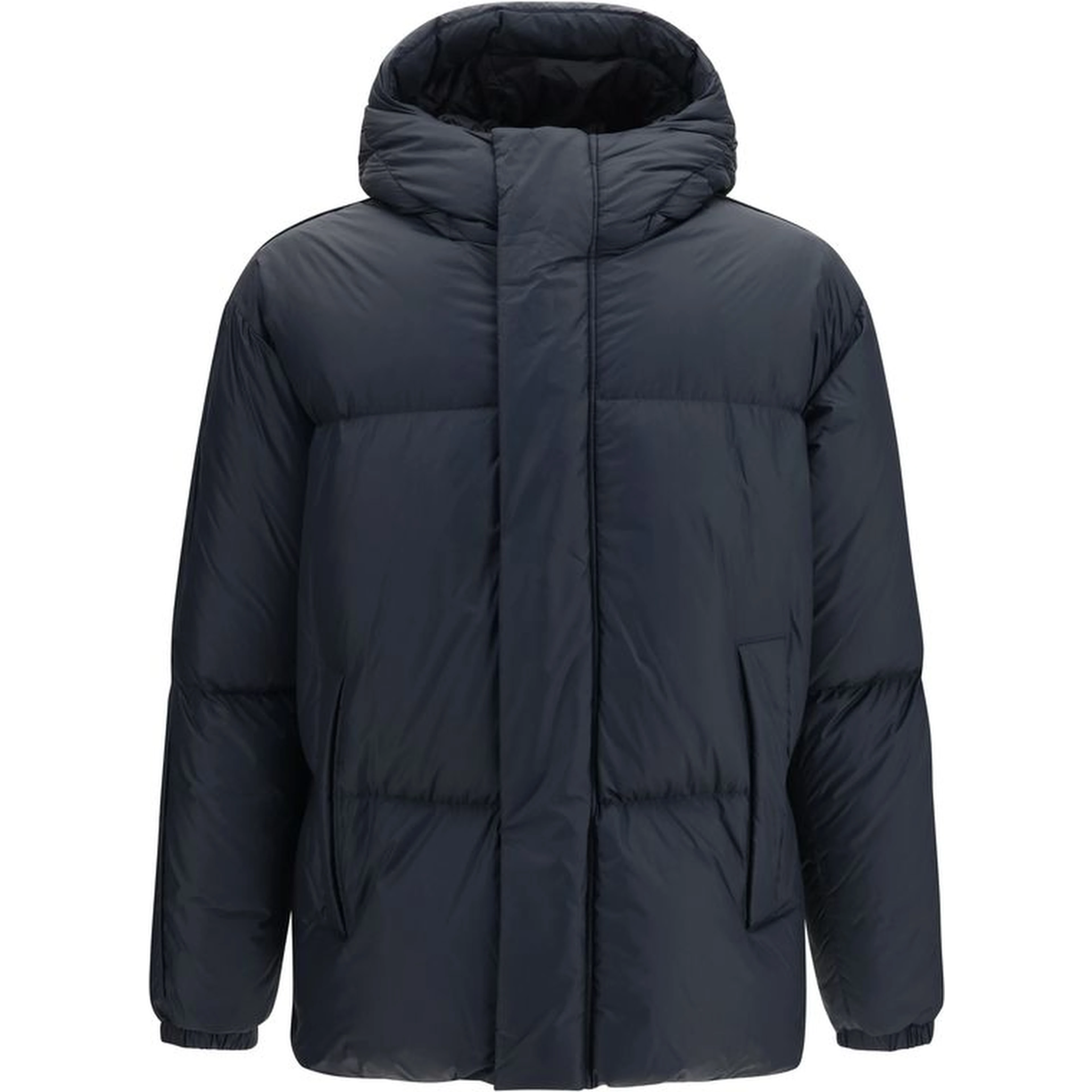 Black Goose Down Full-Length Jacket