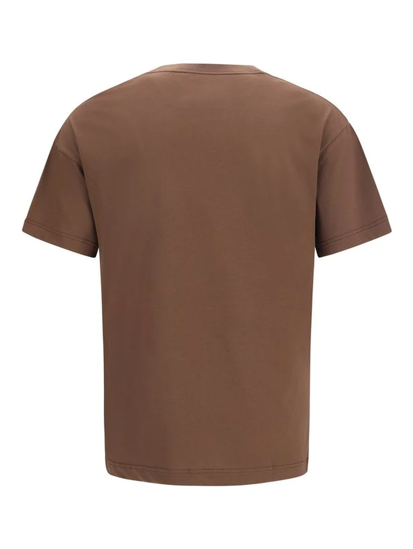 Brown Cotton T-Shirt