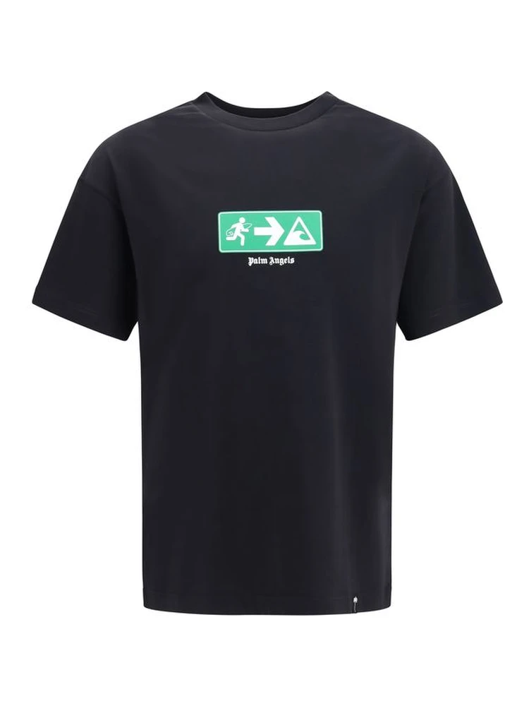Black Cotton T-Shirt