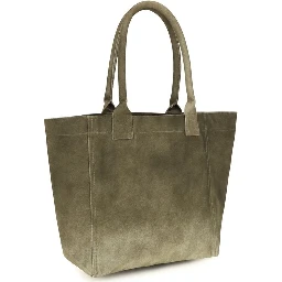 Bicolor Cotton Shoulder Bag