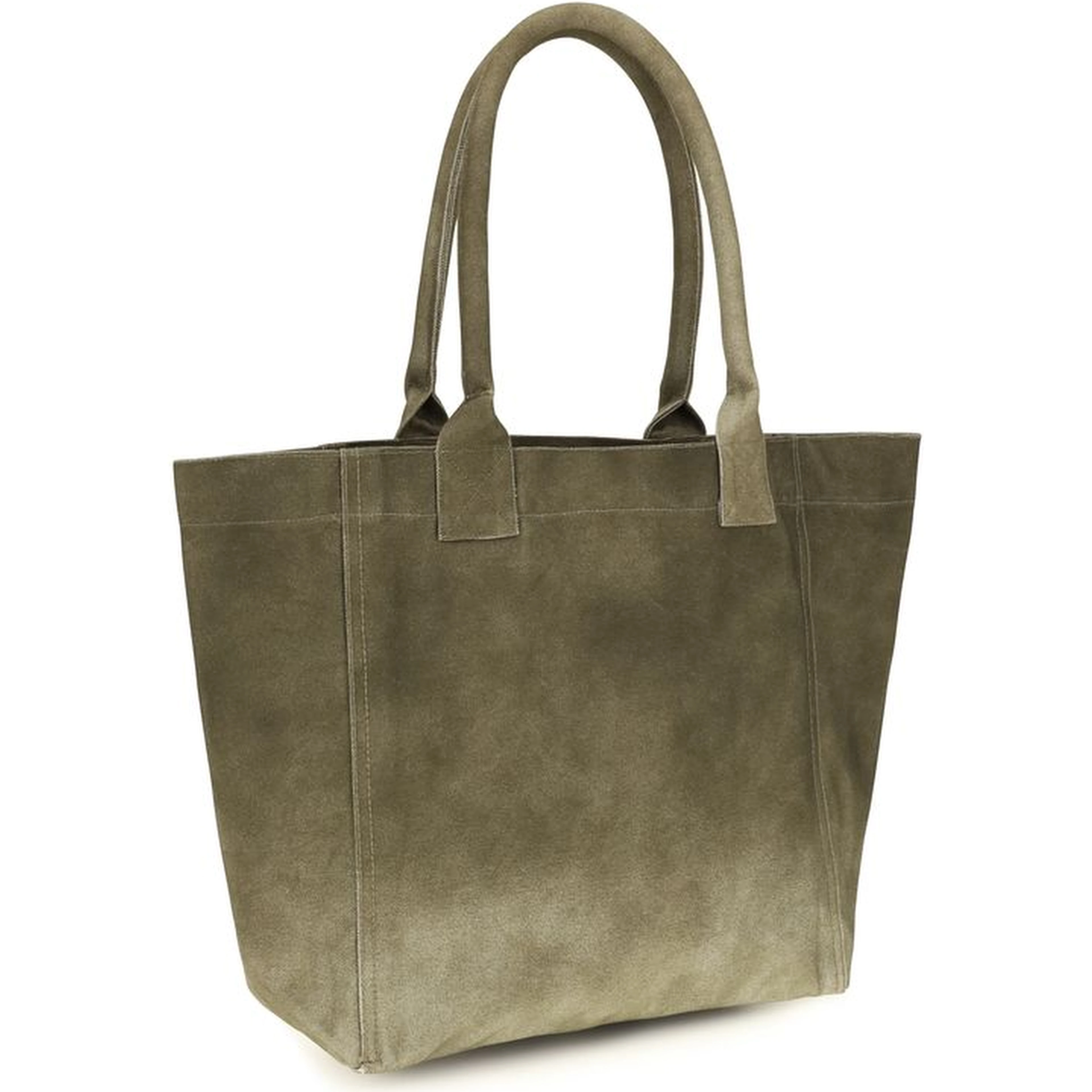 Bicolor Cotton Shoulder Bag