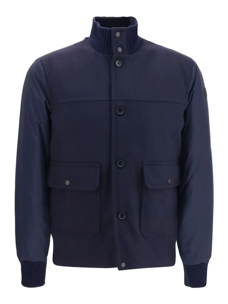 Blue Wool Oves Aries Shell Jacket