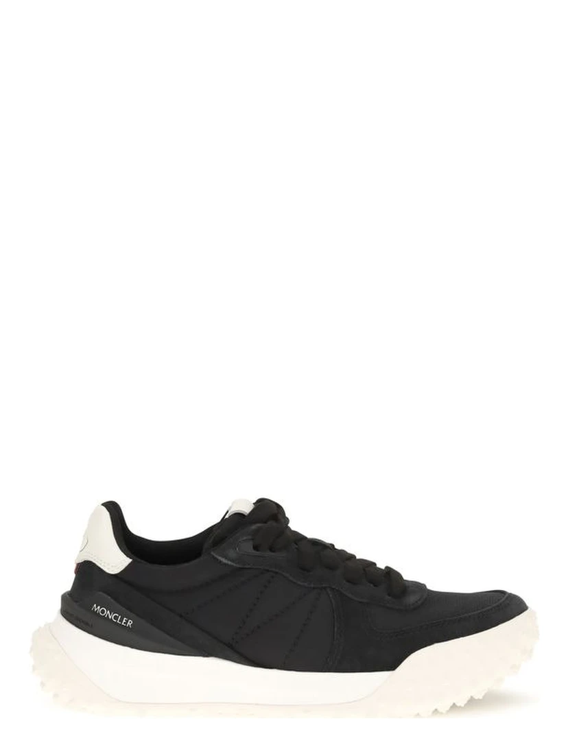 Black Polyamide Athletic Sneakers