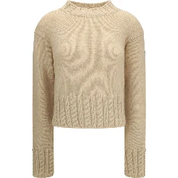 Beige Alpaca Vicugna Pacos Turtleneck