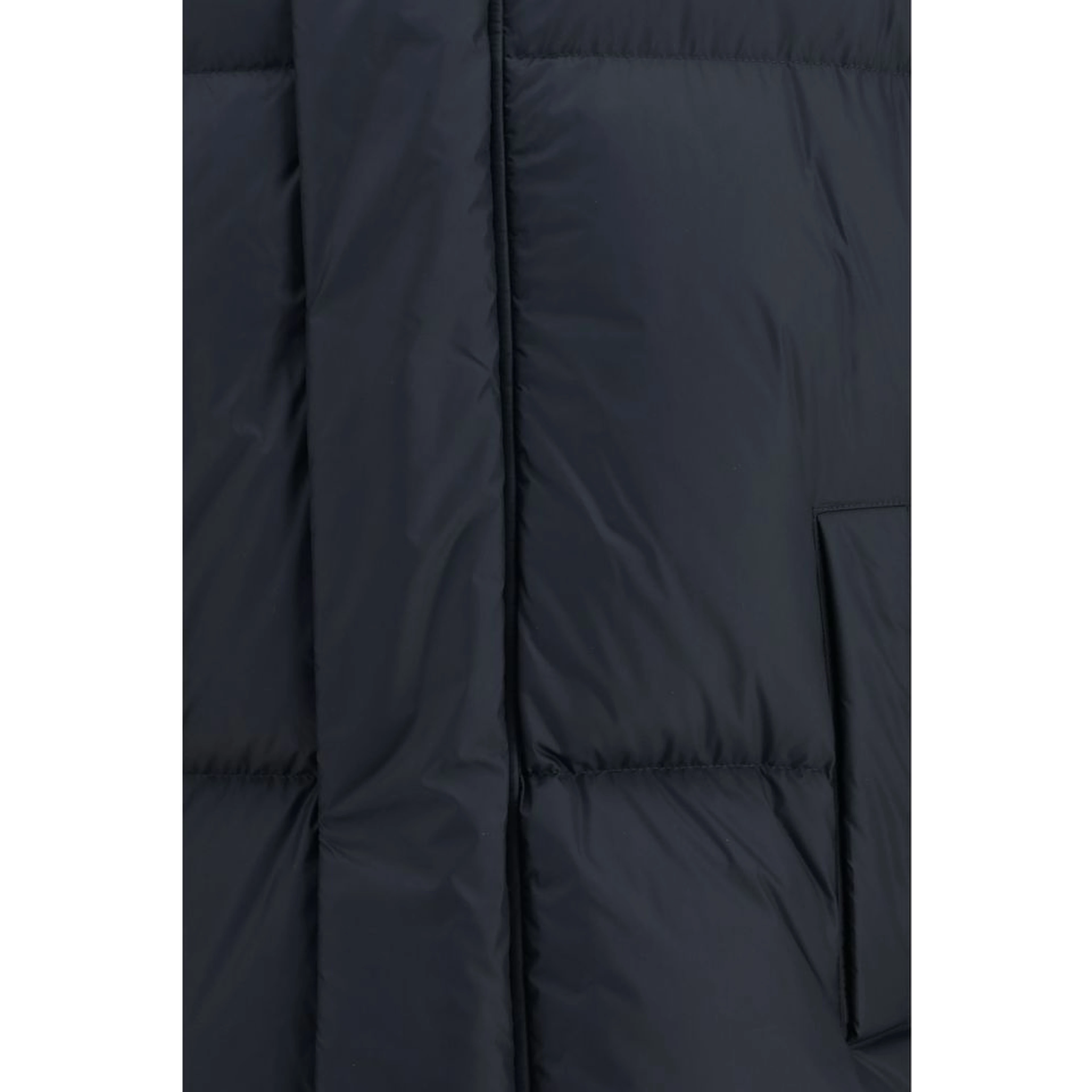 Black Goose Down Full-Length Jacket