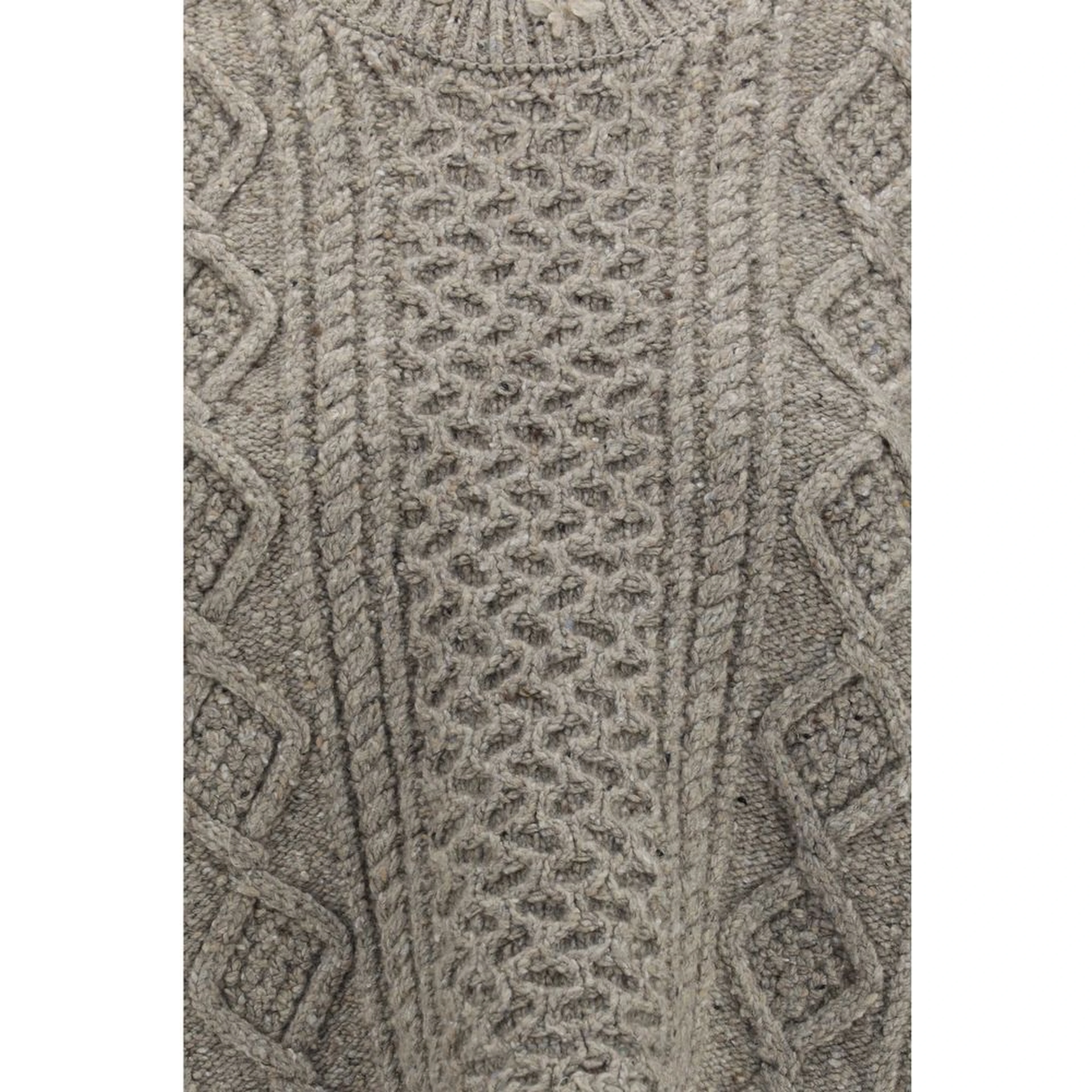 Beige Wool Oves Aries Sleeveles Sweater