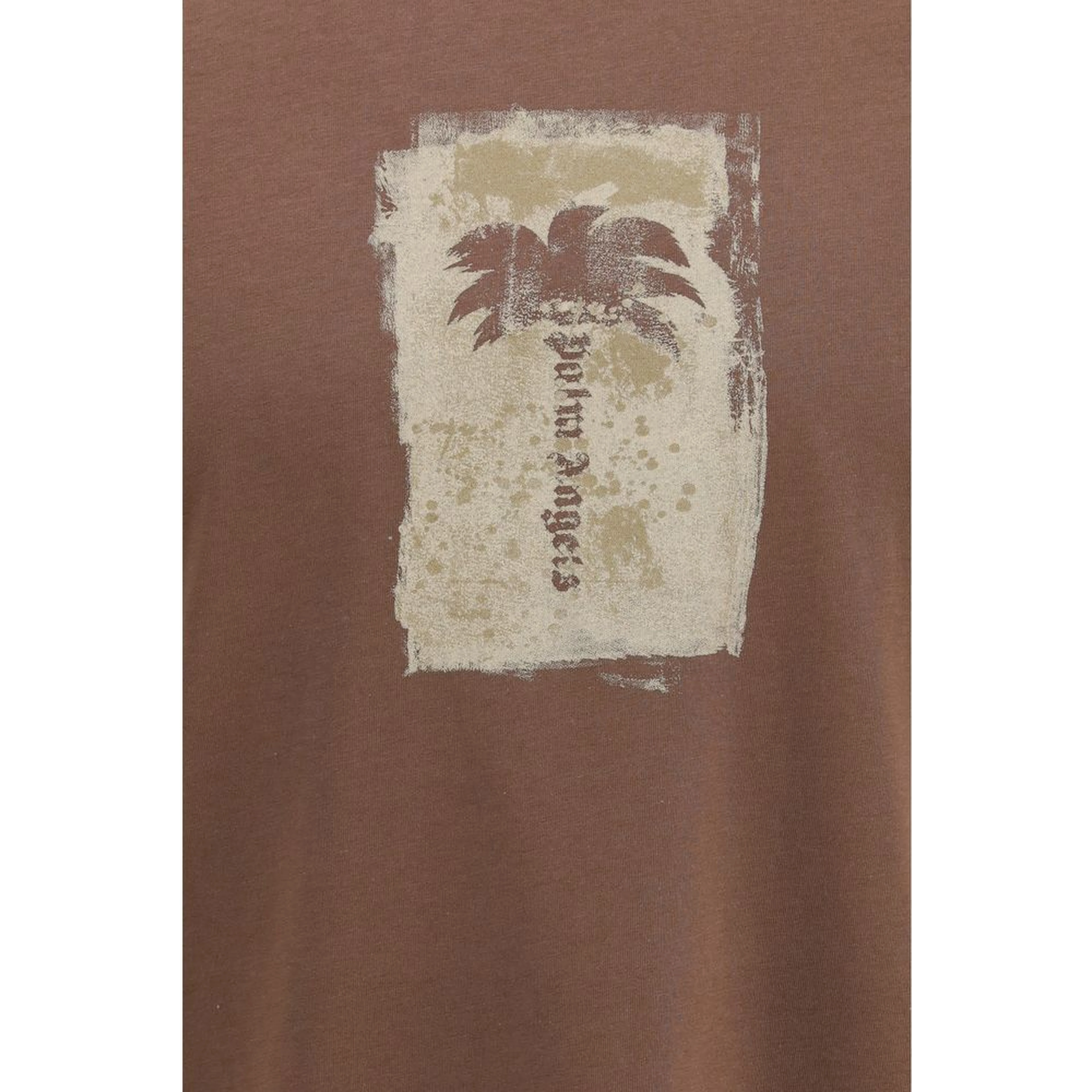 Brown Cotton T-Shirt