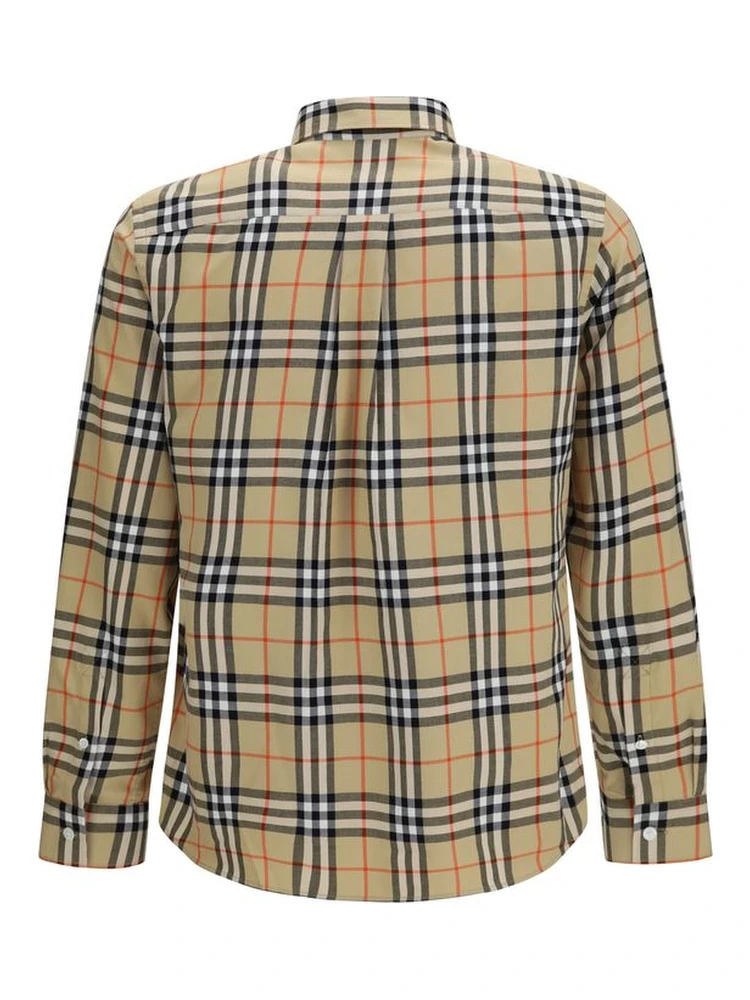 Beige Cotton Pattern Shirt alternative