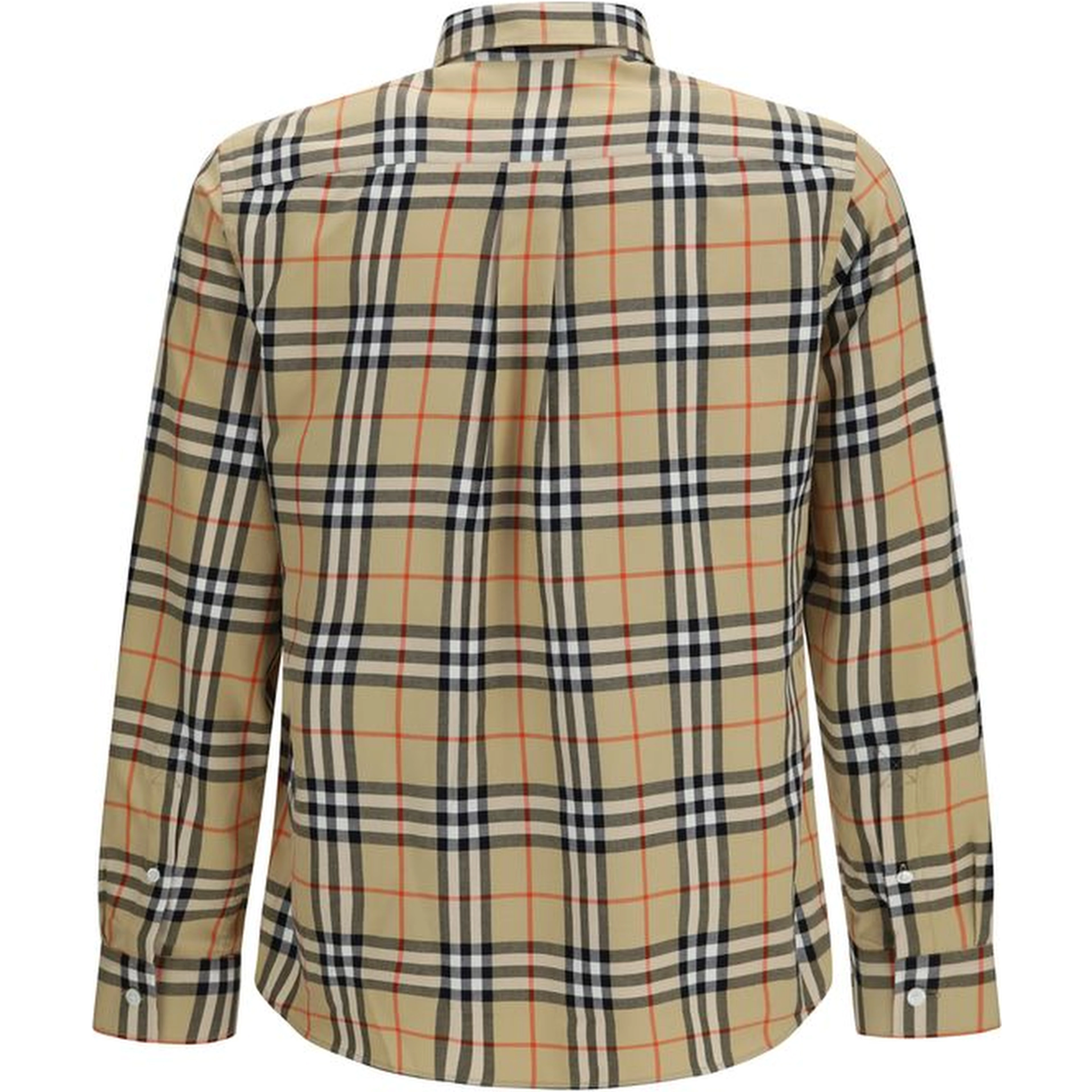 Beige Cotton Pattern Shirt