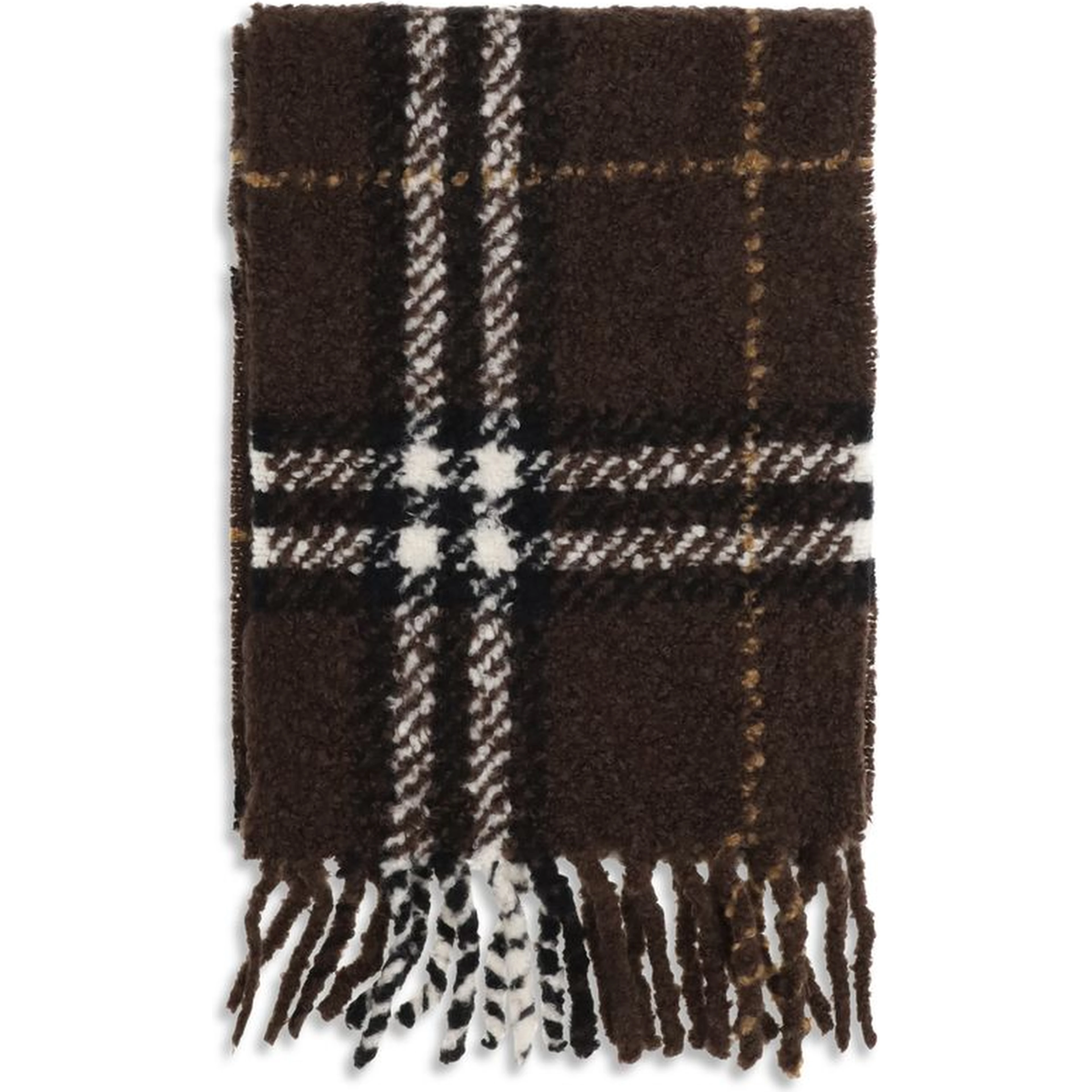 Brown Alpaca Vicugna Pacos Scarf