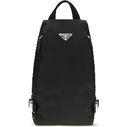 Black Nylon Backpack