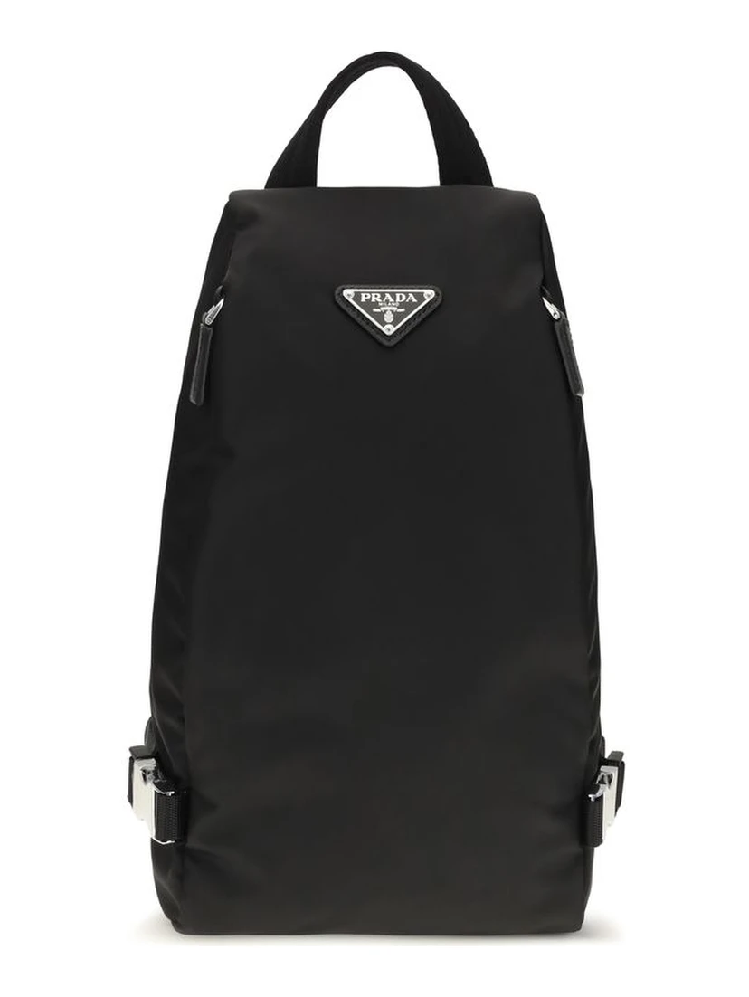 Black Nylon Backpack