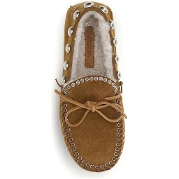 Brown Calf Leather Bos Taurus Slip-On Loafers