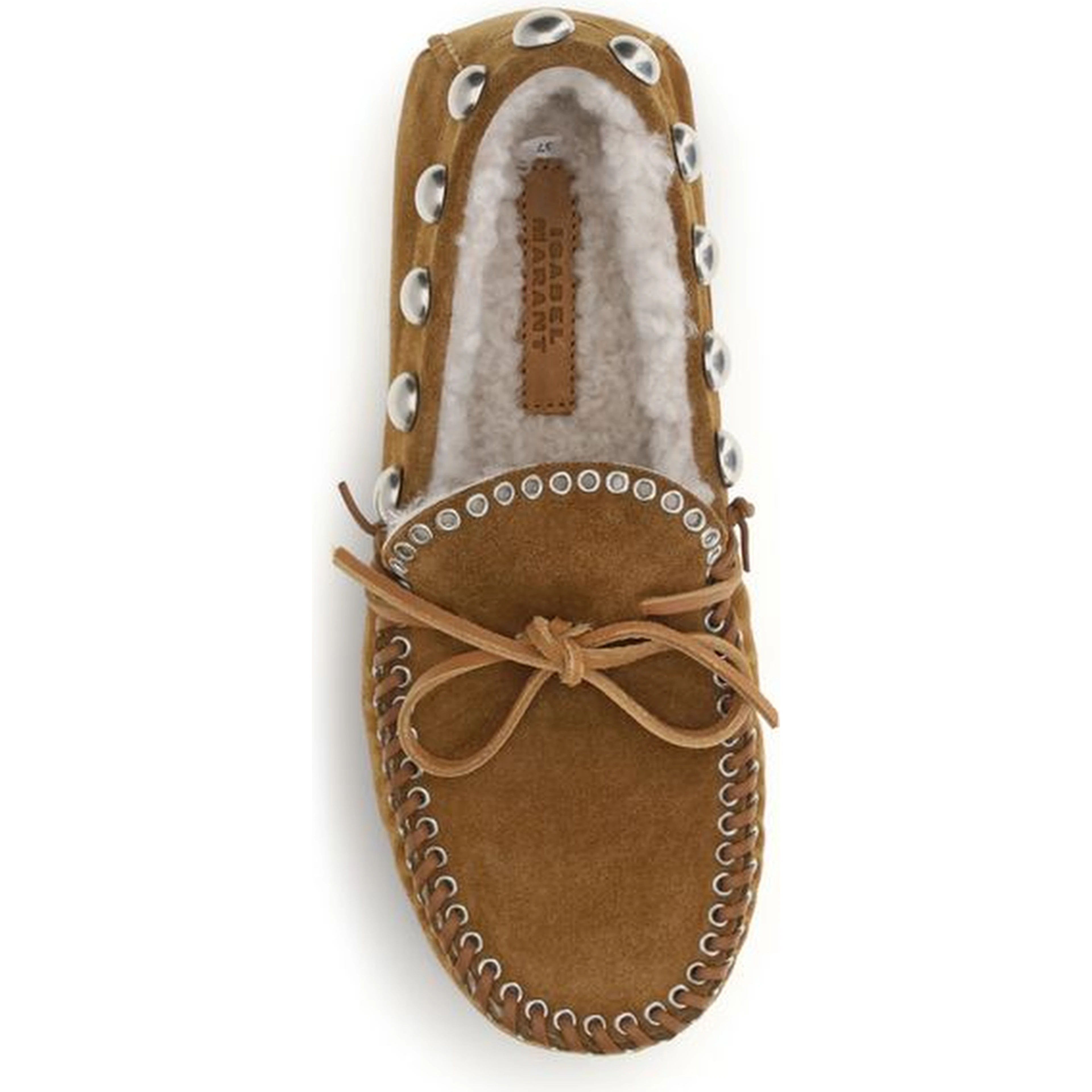 Brown Calf Leather Bos Taurus Slip-On Loafers