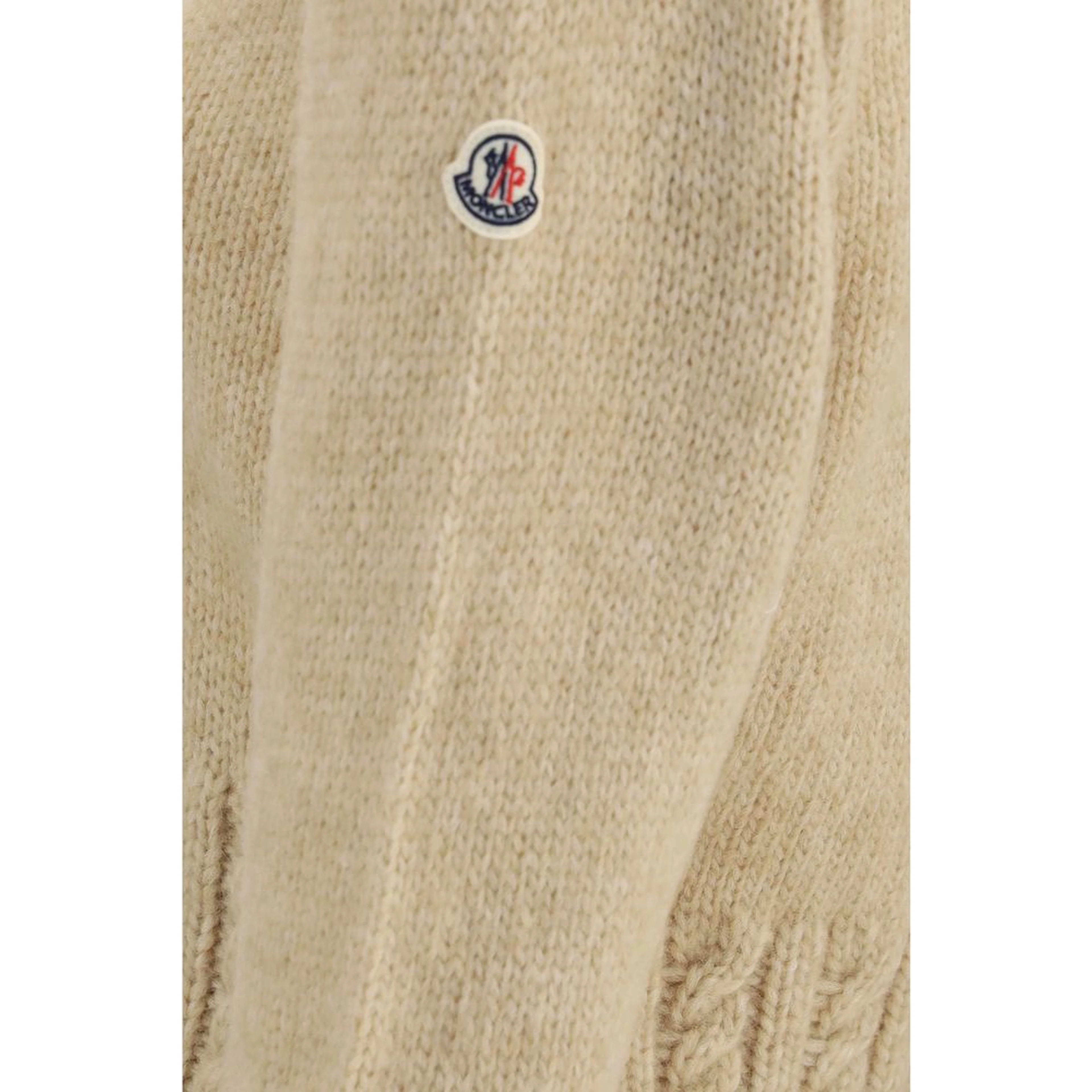 Beige Alpaca Vicugna Pacos Turtleneck