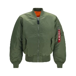 Bicolor Nylon Bomber