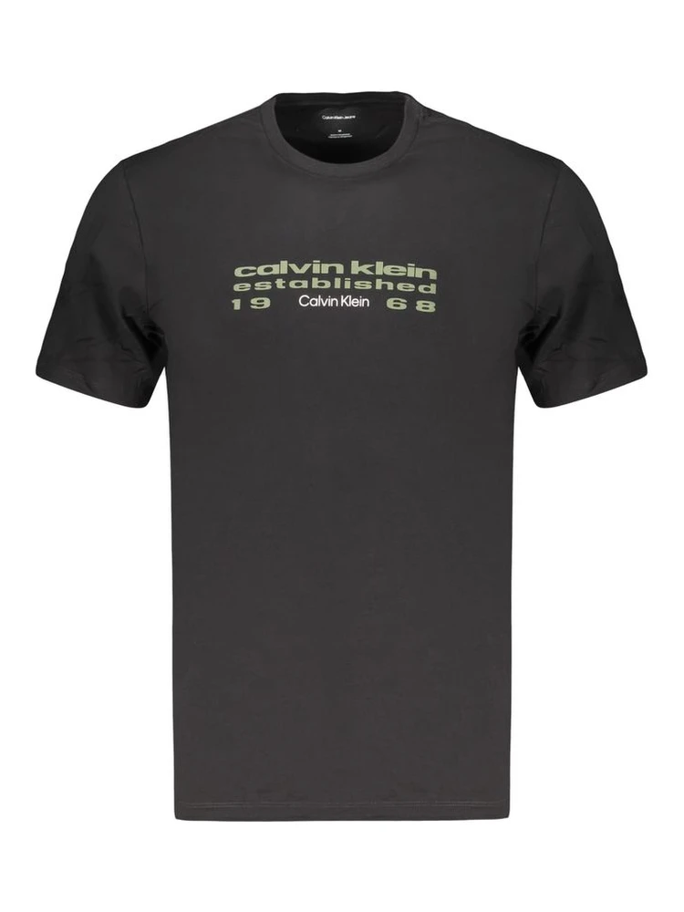 Black Cotton Men's T-Shirt