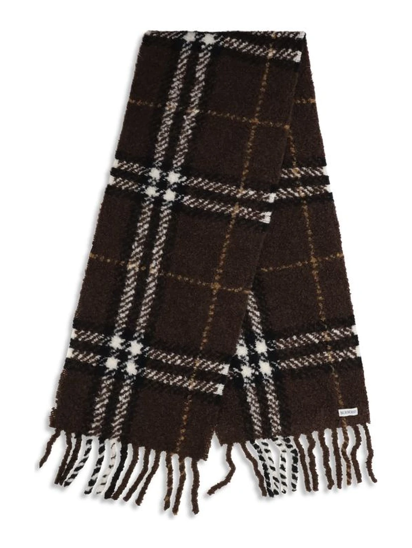 Brown Alpaca Vicugna Pacos Scarf