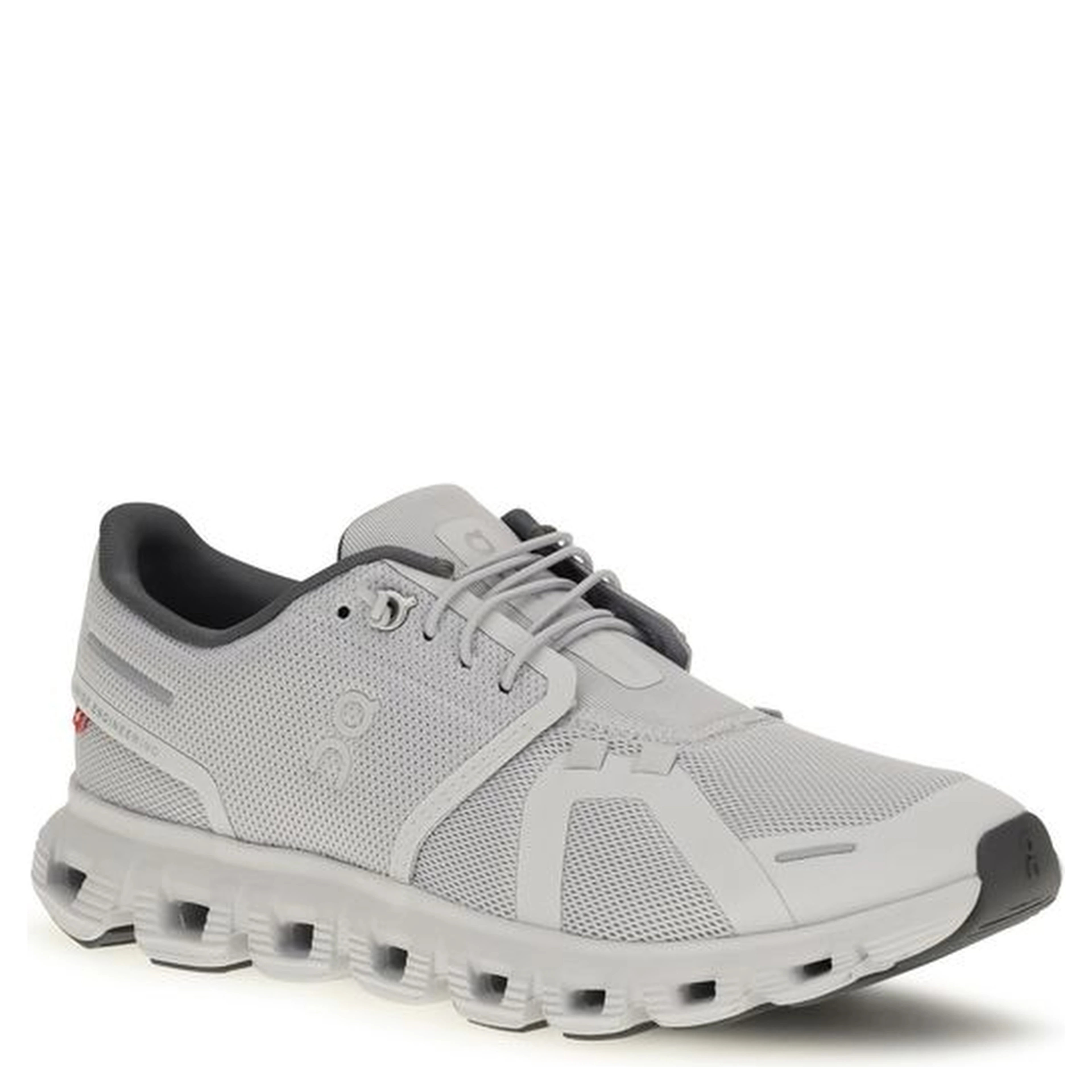 Gray Polyester Athletic Sneakers