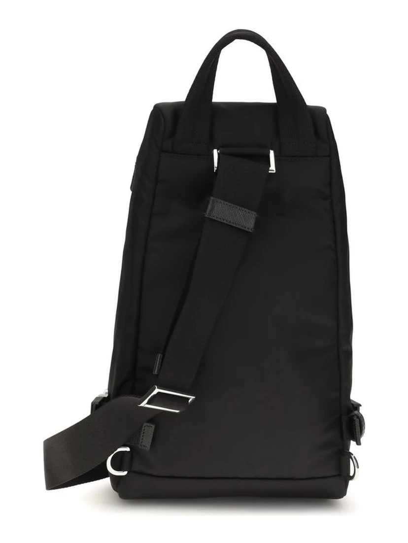 Black Nylon Backpack