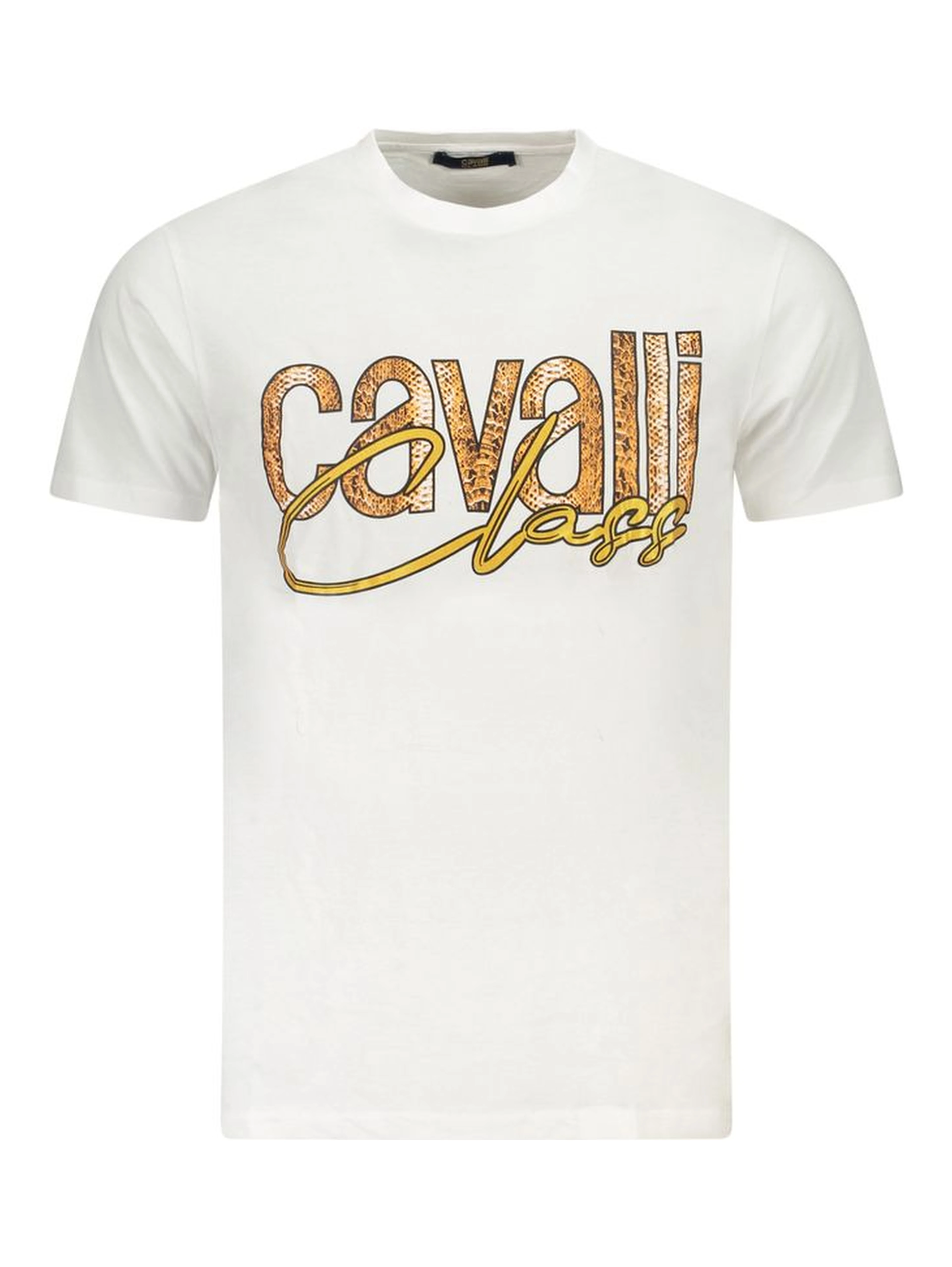 White Cotton Men T-Shirt
