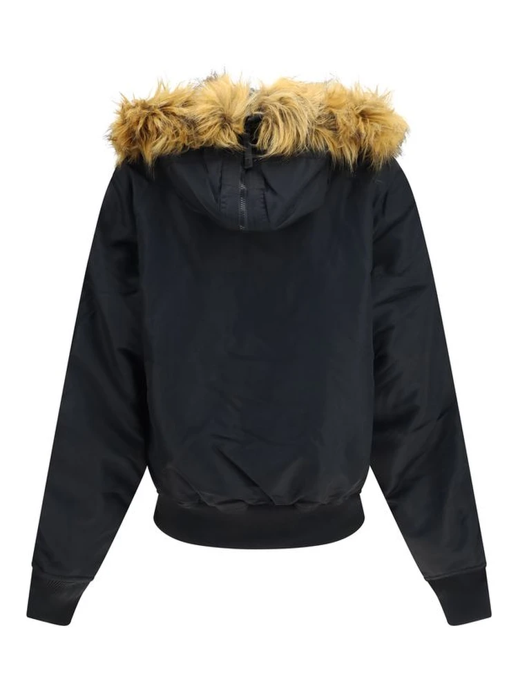 Black Nylon Bomber alternative