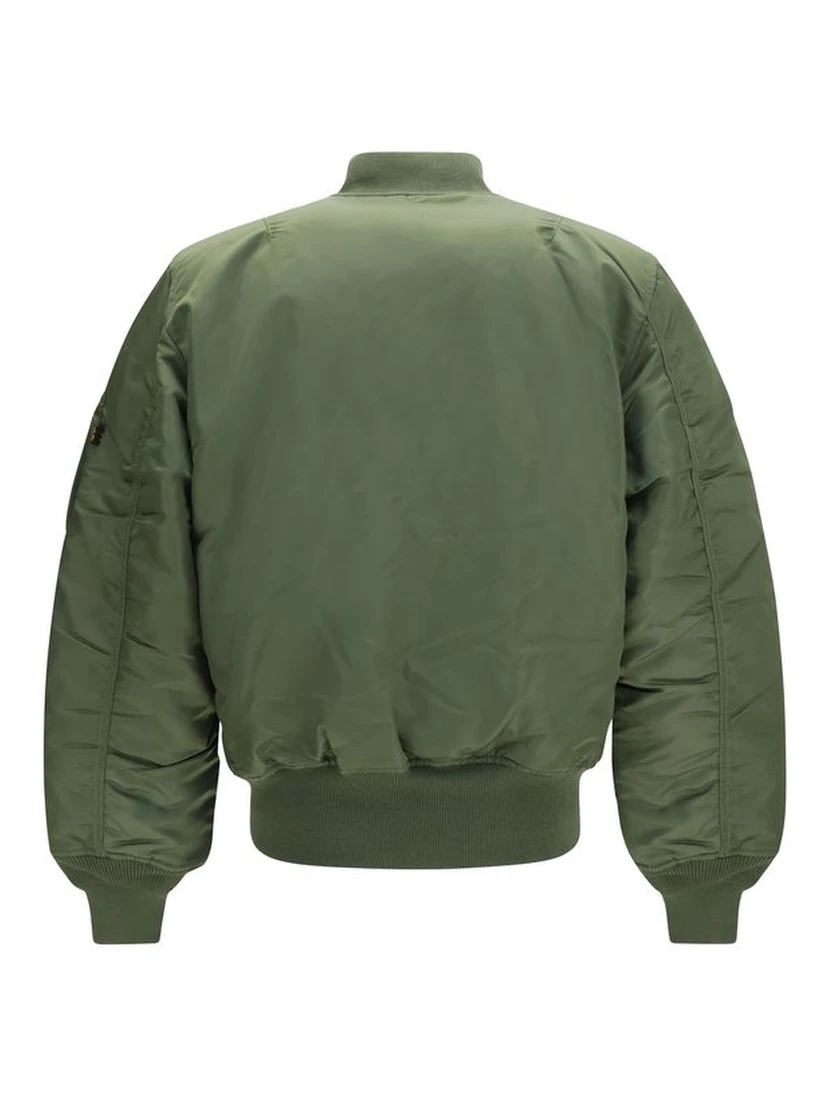 Bicolor Nylon Bomber