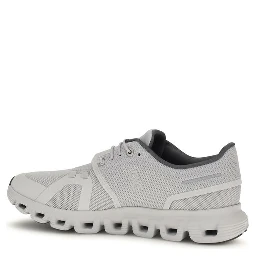 Gray Polyester Athletic Sneakers
