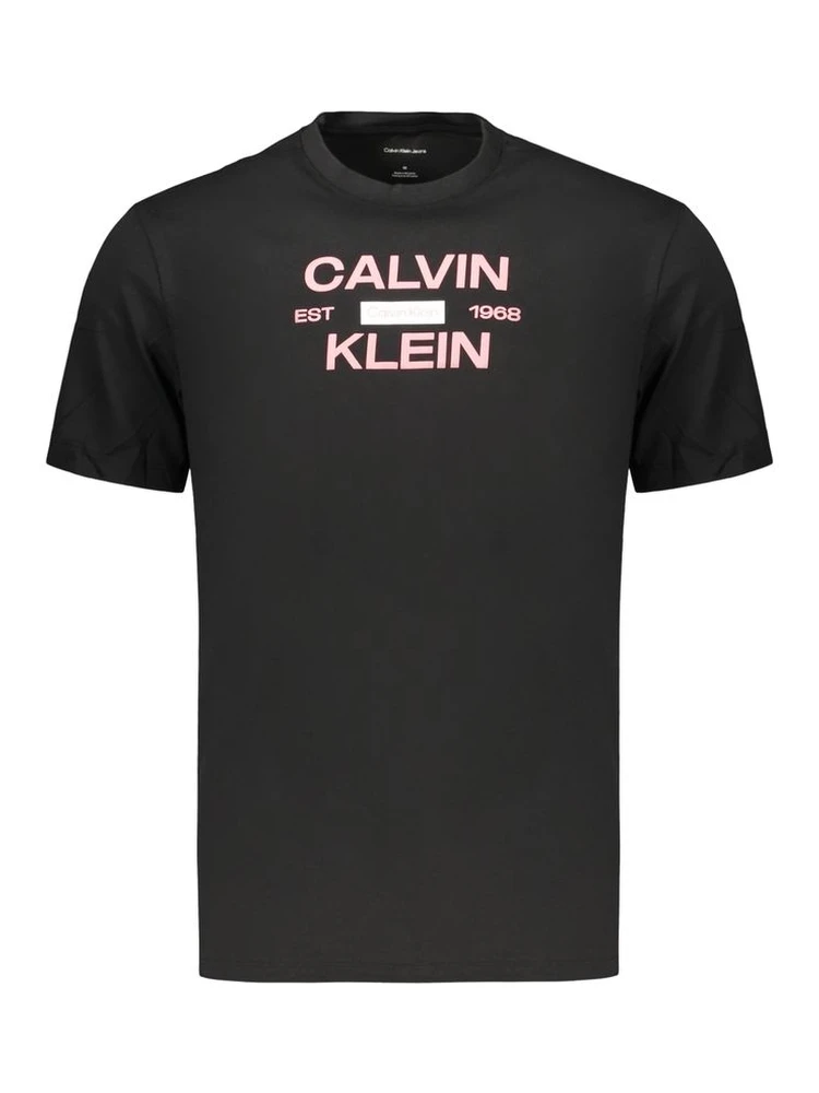 Black Cotton Men's T-Shirt