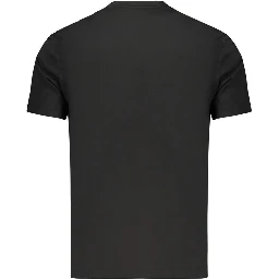Black Cotton Men's T-Shirt