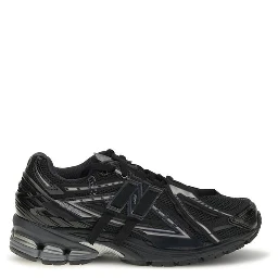 Black Polyamide Athletic Sneakers