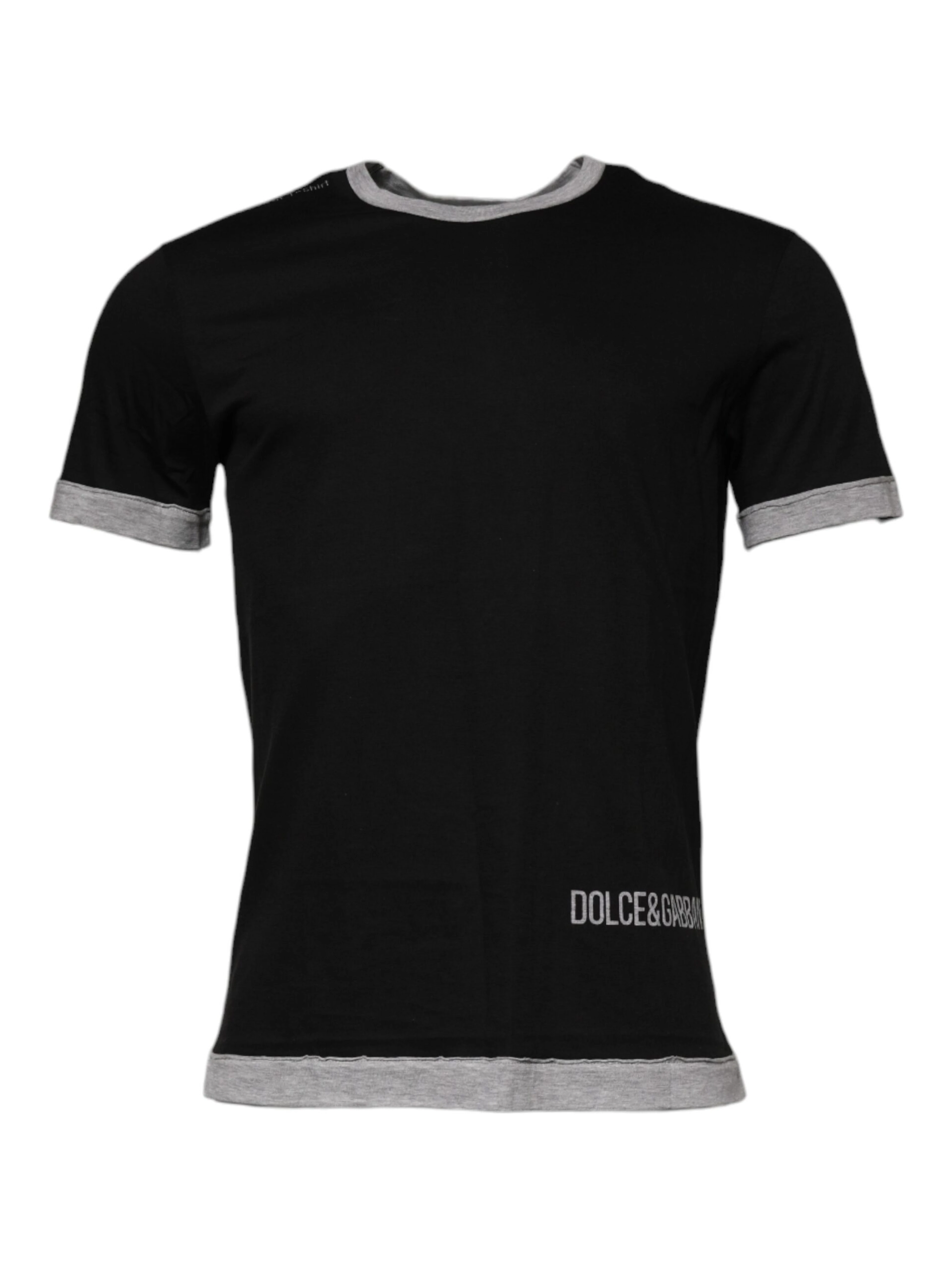 Black Cotton T-Shirt