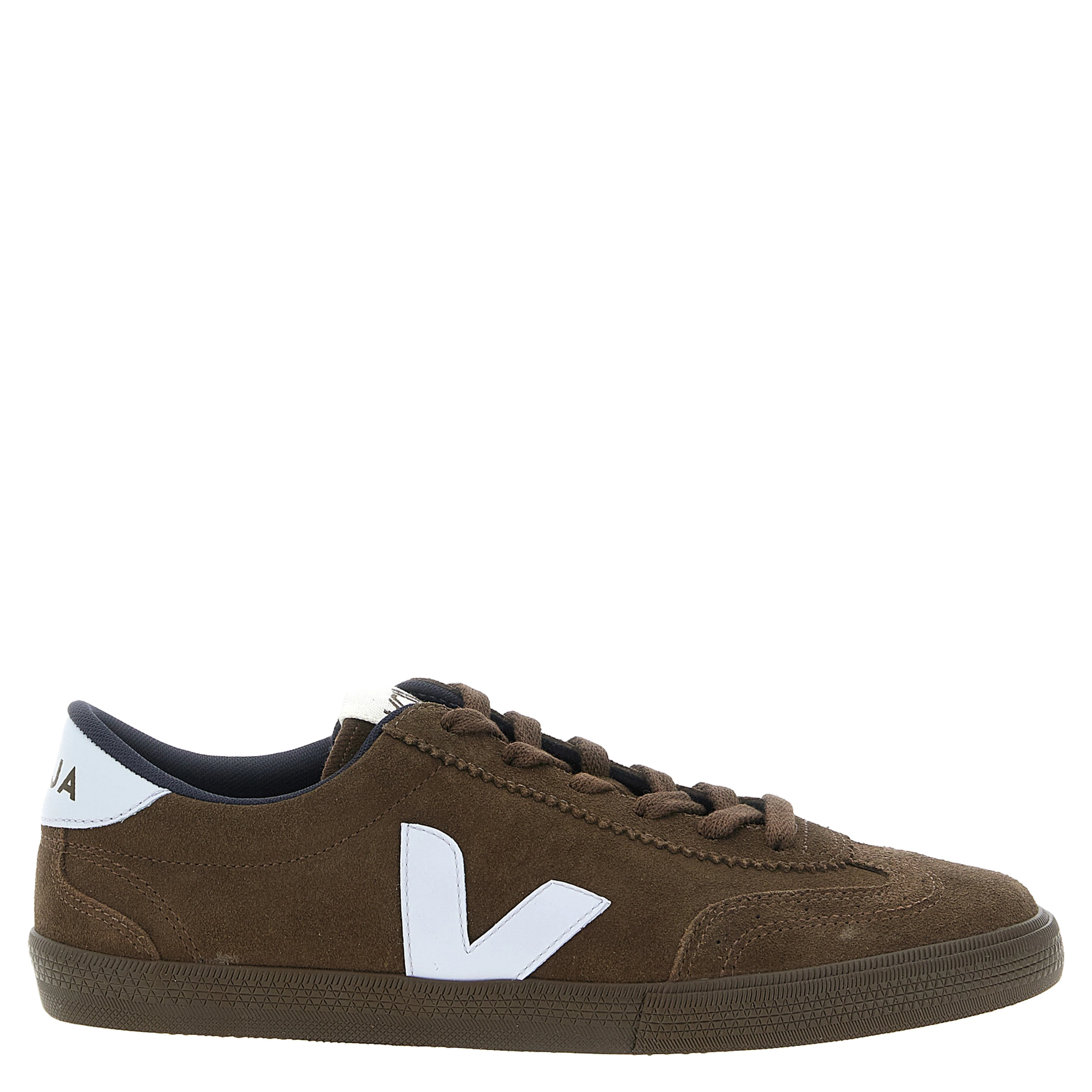 Brown Calfskin Athletic Sneakers