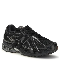 Black Polyamide Athletic Sneakers