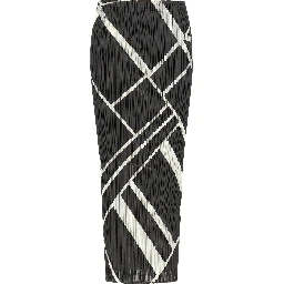 Gray Polyester Mini Skirt
