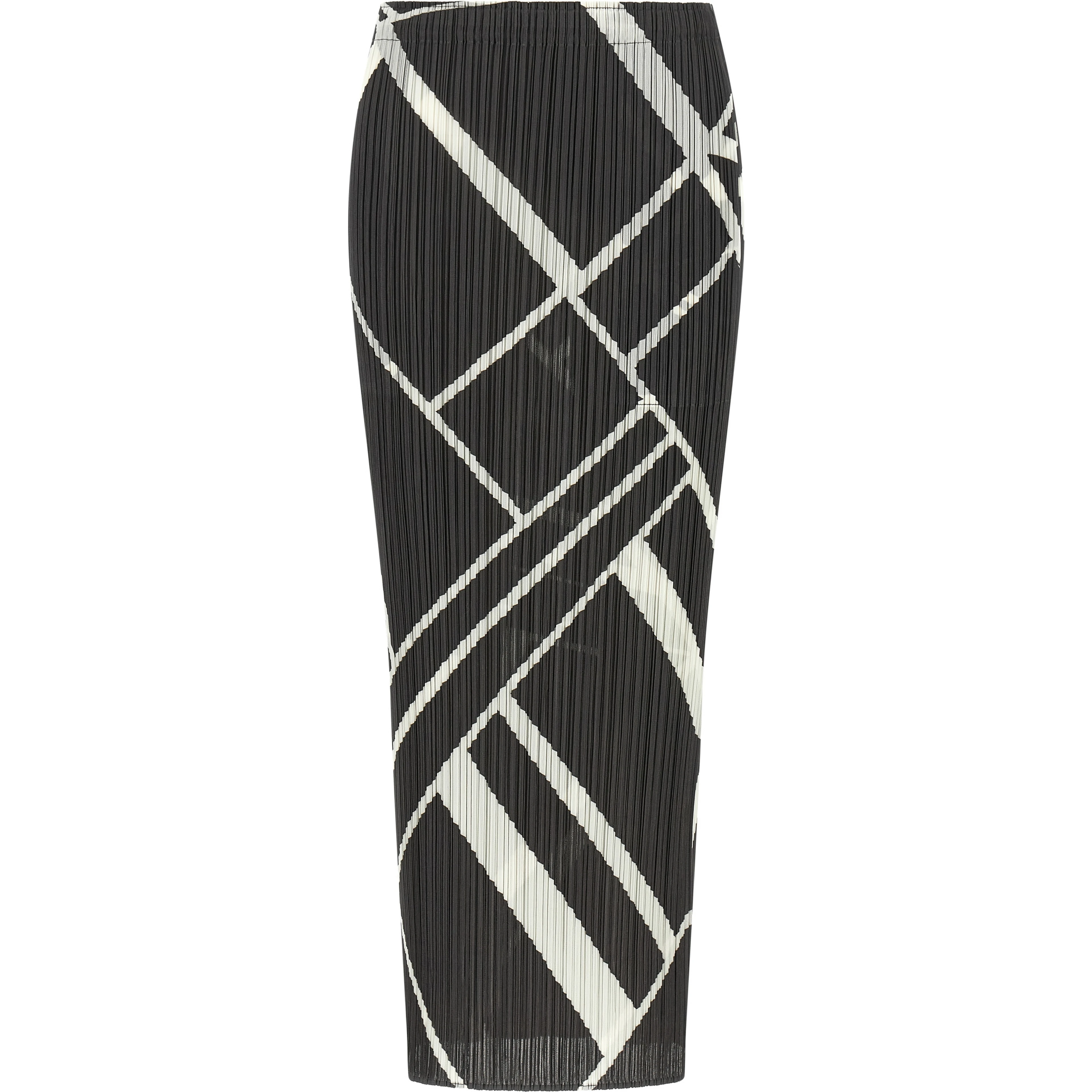 Gray Polyester Mini Skirt