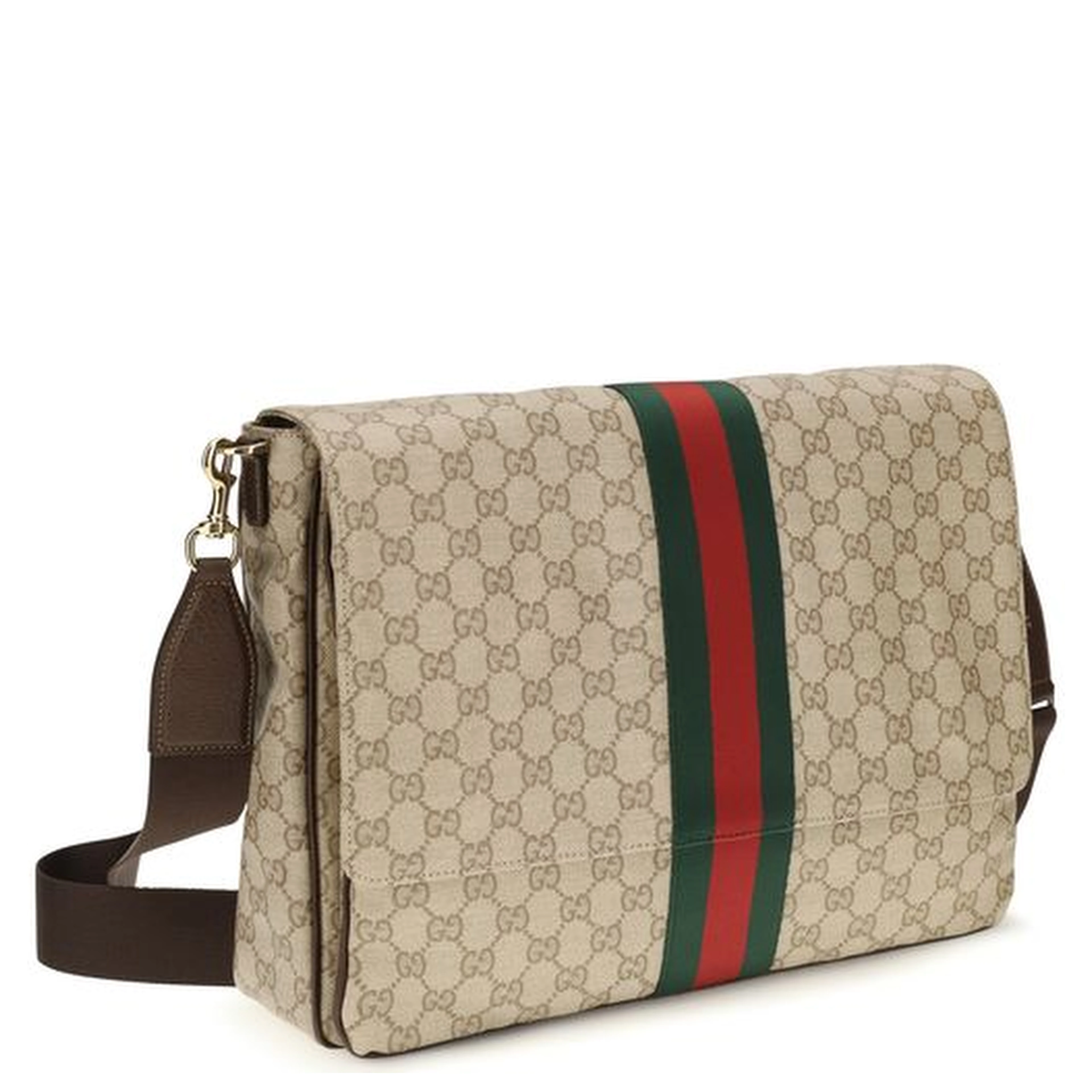 Beige Fabric Shoulder Bag