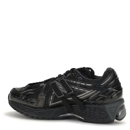 Black Polyamide Athletic Sneakers