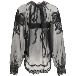Black Silk Blouse